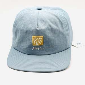 Katin Snapback Hat Powder Blue Lightweight Flat Bill Surf Beach *DISCONTINUED*